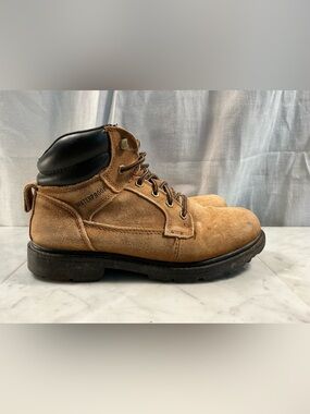 Brahma Tan Suede Waterproof W8.5 Work Boots